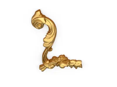 Classic decor ornament 91  3D model