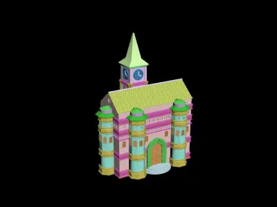 Medieval House 67 3D print model 3D model