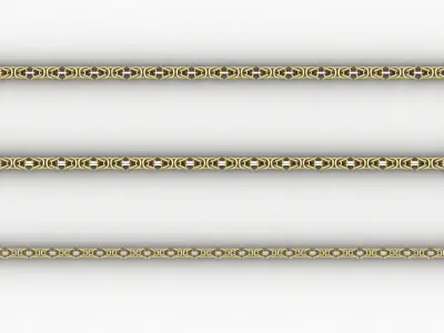 Byzantine chains 3D print model