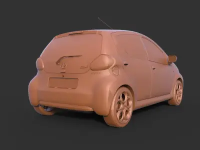 Toyota Aygo 3D print model