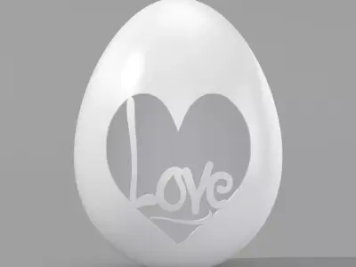 Egg Sculpture N002 3D print model