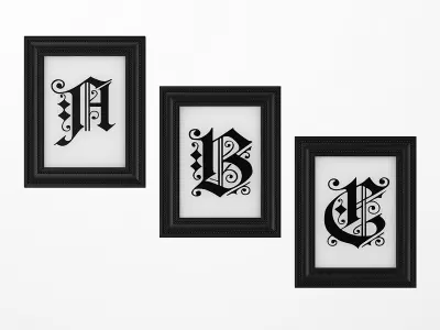 Wall Pictures 3 3D model