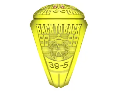 Luxury Championship Class Ring for Men 4494 3D print model