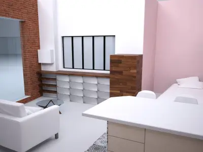 Appartement architecture Free 3D model