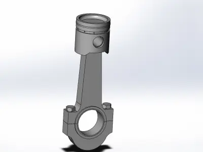 piston assembly 3D model