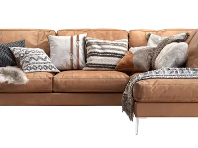 Capri sectional sofa 2 3D model