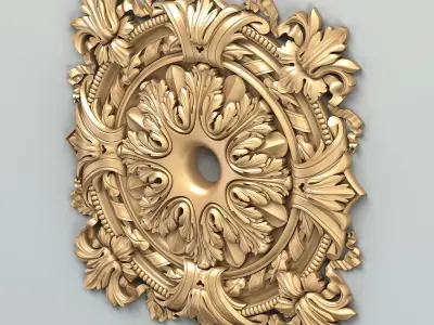 Square rosette 012 3D model