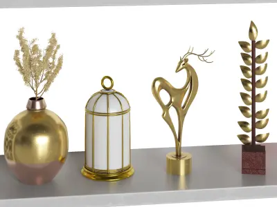 Decorative set 12 3D model 3