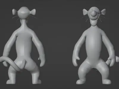 Winnie the pooh - Tigger rigged 3D model
