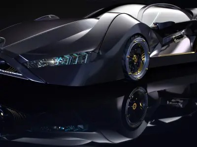 Sport Car - Original Design Low-poly 3D model