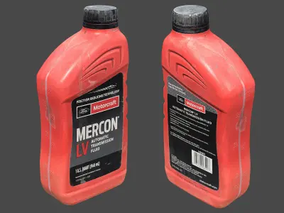 Transmission Fluid Bottle 3D model
