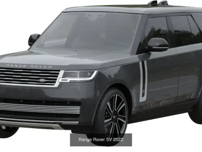 Range Rover collection 3D Model Pack