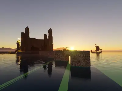 Medieval Bridge 3D model