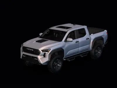 2024 Toyota Tacoma Low-poly 3D model
