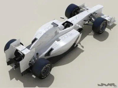 Generic F1 2013 Race Car 3D model