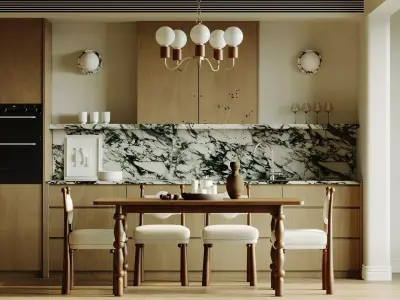 Dining Room Colection 05 for Unreal Engine 3D model