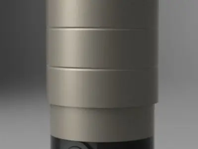 Radar 1 stainless steel lamp post Free 3D model