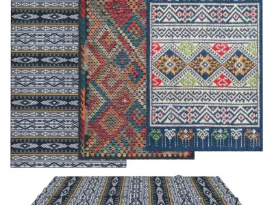 Rugs No 1036 Low-poly 3D model