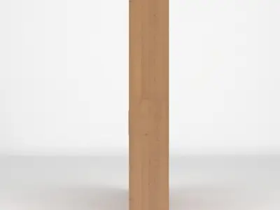 Bookshelf 3 bookcase with shelves on wheels 3D model