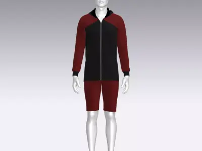 Sport Suit Low-poly 3D model 47