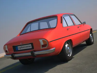  Peugeot 504 3D model
