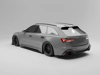 Audi rs6 avant 3D model