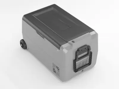 VEVOR Portable Car Freezer-36L Portable Refrigerator Freezer Low-poly 3D model