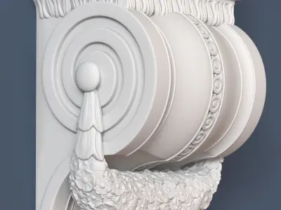 Decorative Corbel 3D model 14