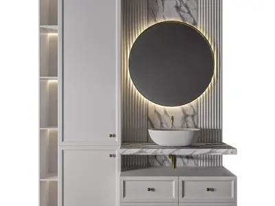 Luxury Bathroom 249 3D model