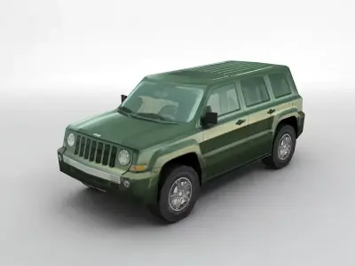 2007 Jeep Patriot Lowest Detail Low-poly 3D model