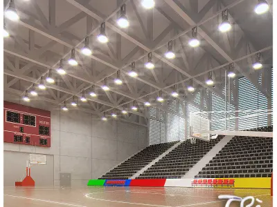 BASKETBALL PAVILION 3 3D model