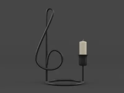 Candlestick Holder 3D model