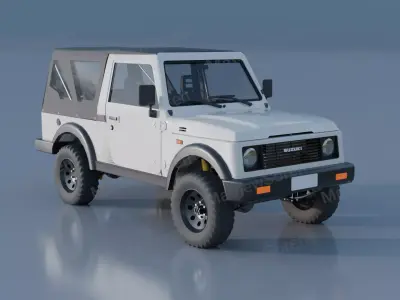 Suzuki Samurai SJ413 LWB  3D model