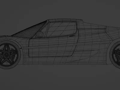 Ferrari F50 1995 3D model 3D model