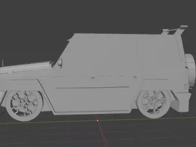 Mercedes G-Class Purgor     Shadow Design BodyKit 3D model