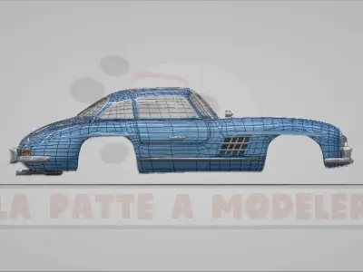 Mercedes 300SL LPAM 3D model