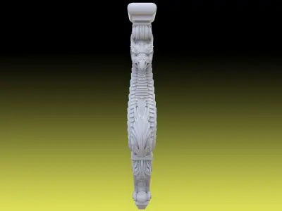 Draco baluster 3D print model