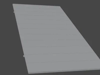 Solar Panel House Roof  Free low-poly 3D model