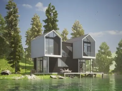 033Smallhouse2f65m2 3D model