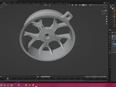 rc car rim 1 3D print model