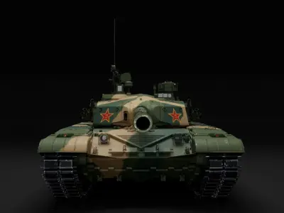 Type 98 MBT 3D model