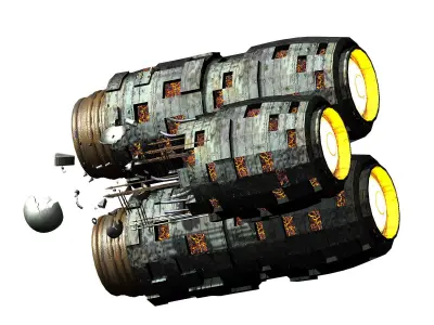 Satellite-Spaceship-Xingxu 06 3D model