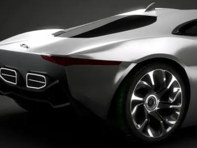 Jaguar C-X75 3D model