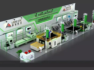 Exhibition - Area - 25X8-3DMAX2012-05 3D model