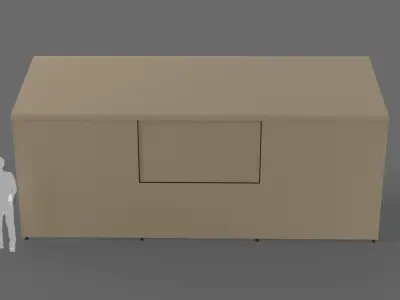 Car Tent Garage 3D model