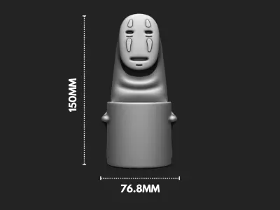 Anime Vase - Stuff Holder - 01 3D print model