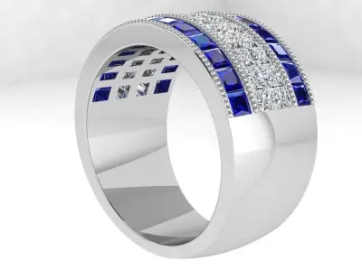 Diamond Band 4232 3D print model