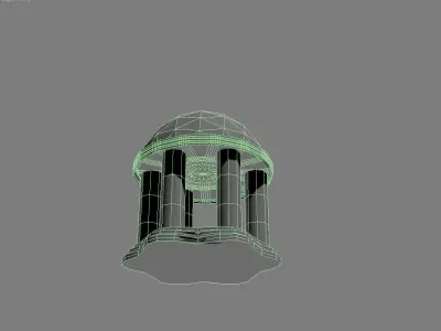 GAZEBO pillar Free 3D model