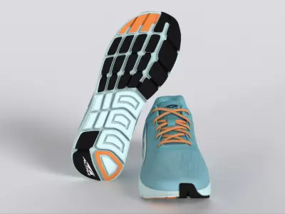 ALTRA Womens AL0A5484 Paradigm 6 Road Running Shoe Low-poly 3D model