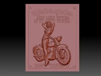  Motorcycle 3D print model